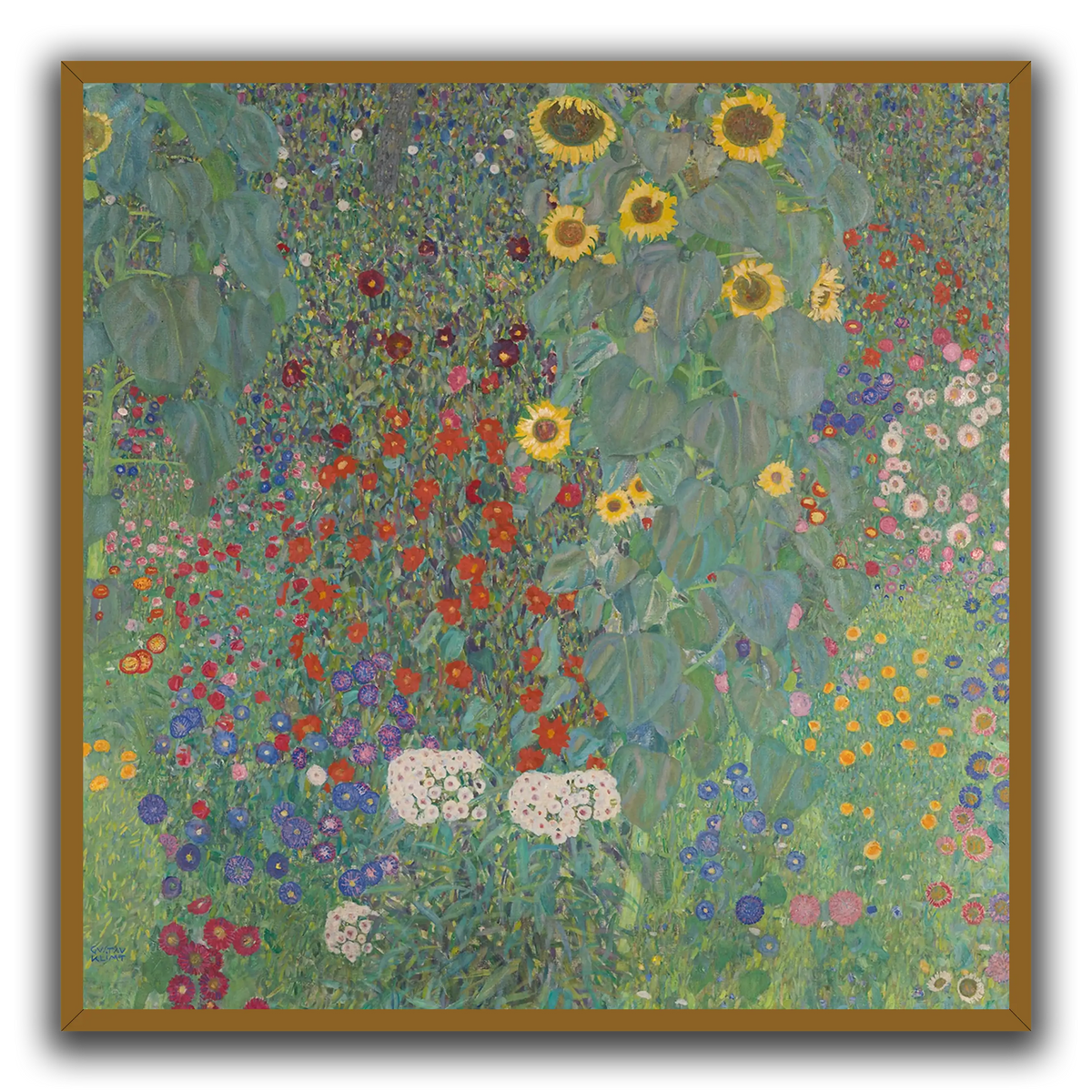 Gustav_Klimt,_1907,_Farm_Garden_with_Sunflower