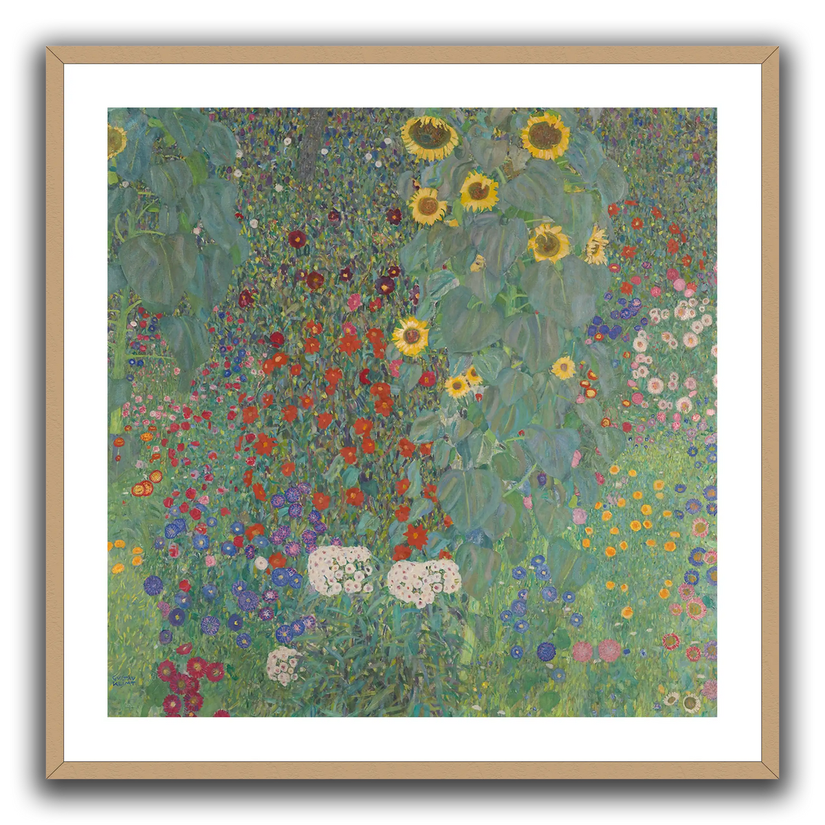 Gustav_Klimt,_1907,_Farm_Garden_with_Sunflower