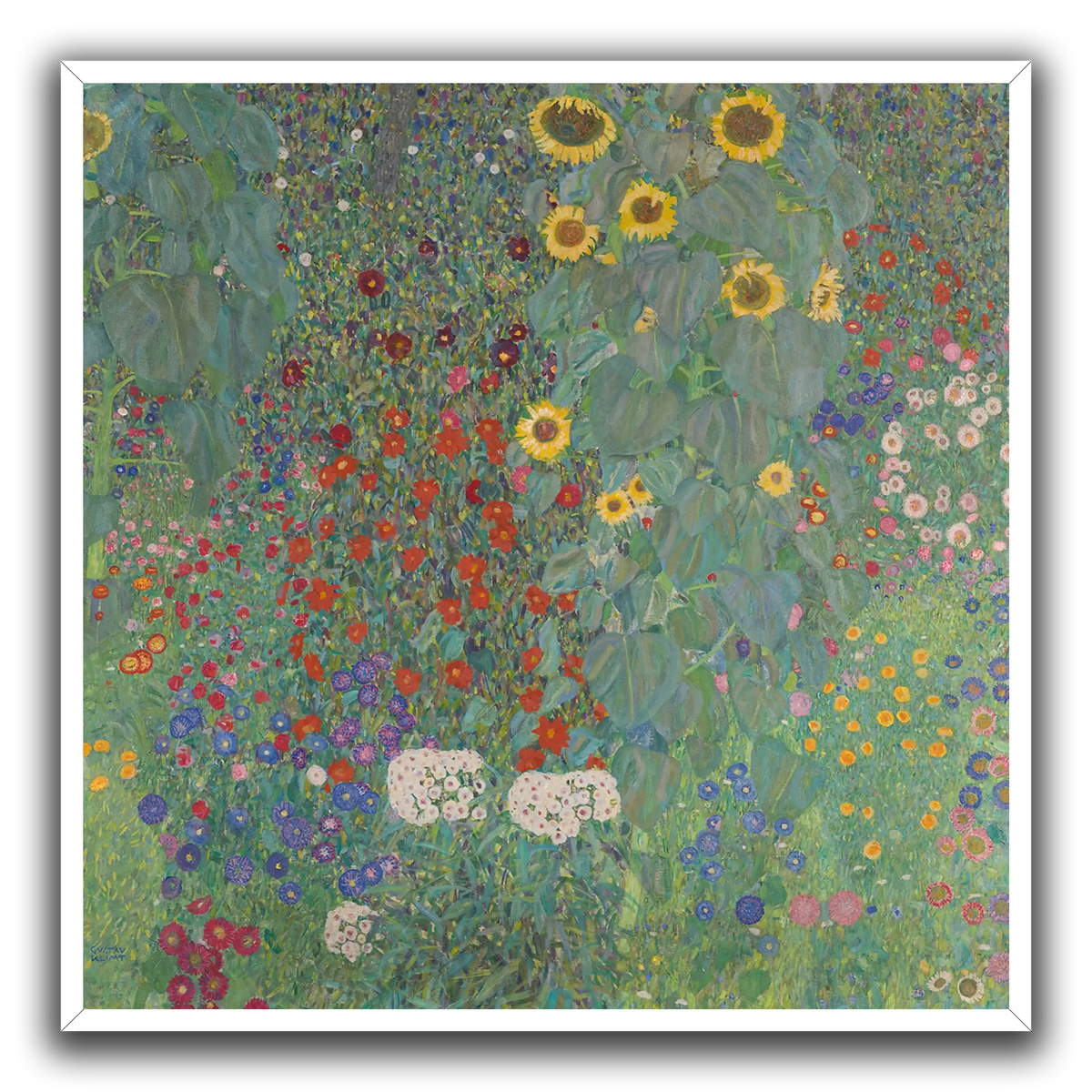Gustav_Klimt,_1907,_Farm_Garden_with_Sunflower