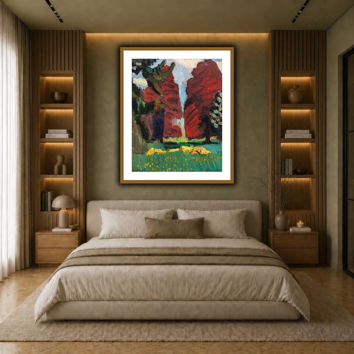 Hêtres_pourpres_Henri_Matisse earth-bedroom