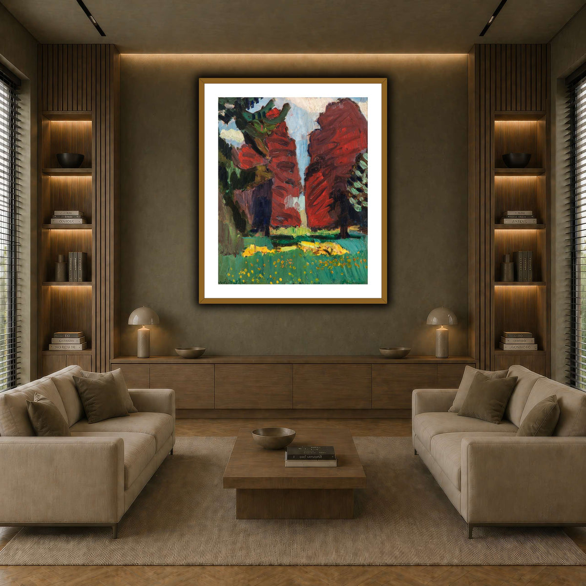 Hêtres_pourpres_Henri_Matisse earth-living room
