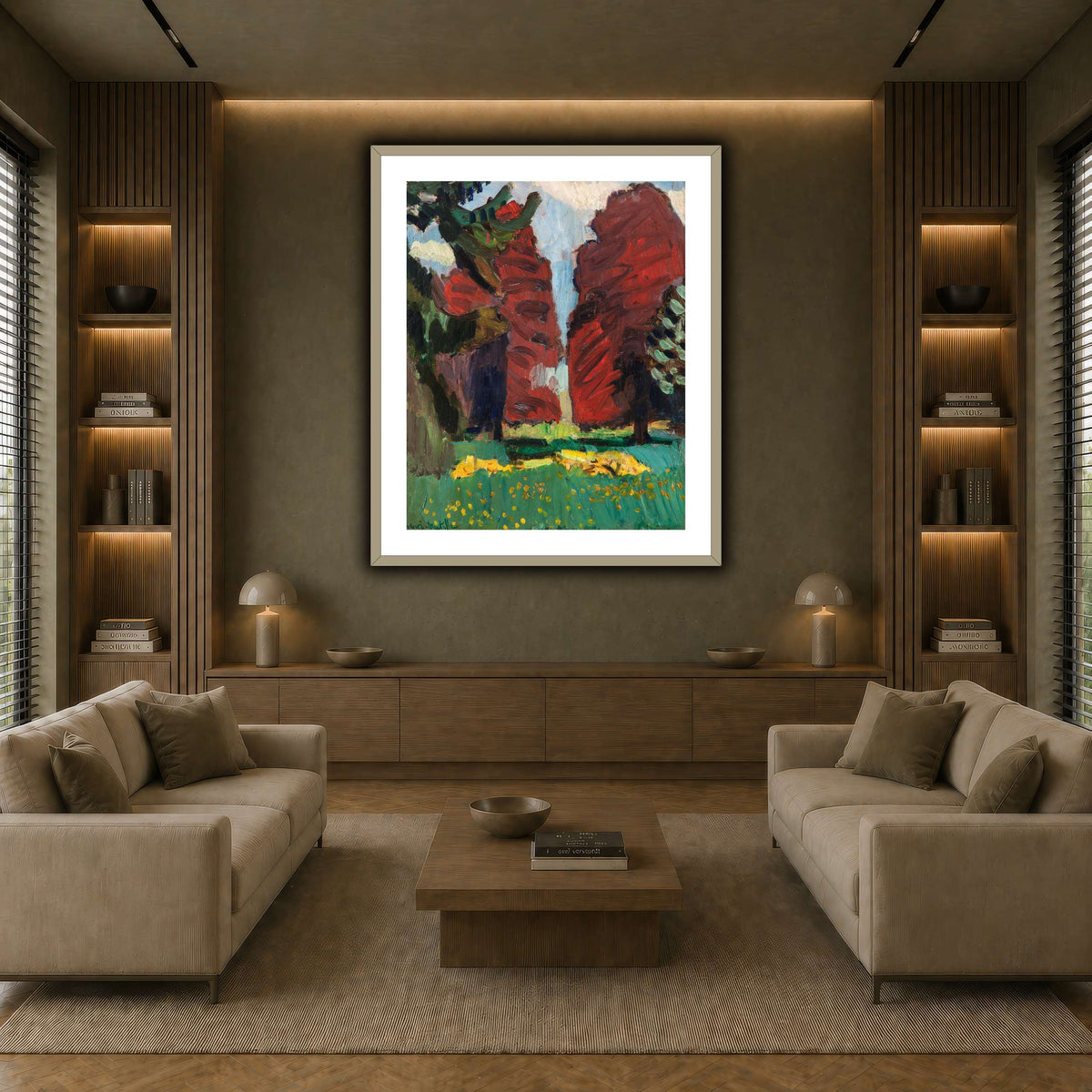 Hêtres_pourpres_Henri_Matisse earth-living room