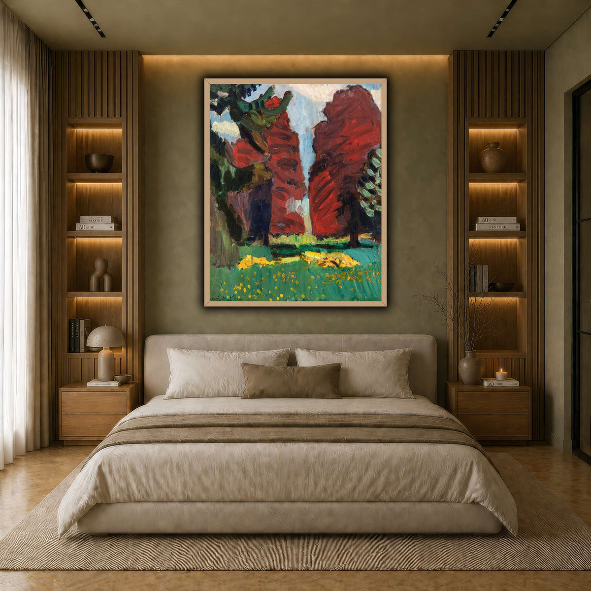 Hêtres_pourpres_Henri_Matisse earth-bedroom