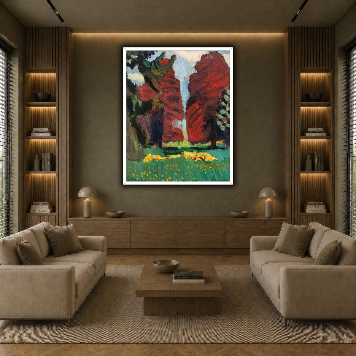 Hêtres_pourpres_Henri_Matisse earth-living room