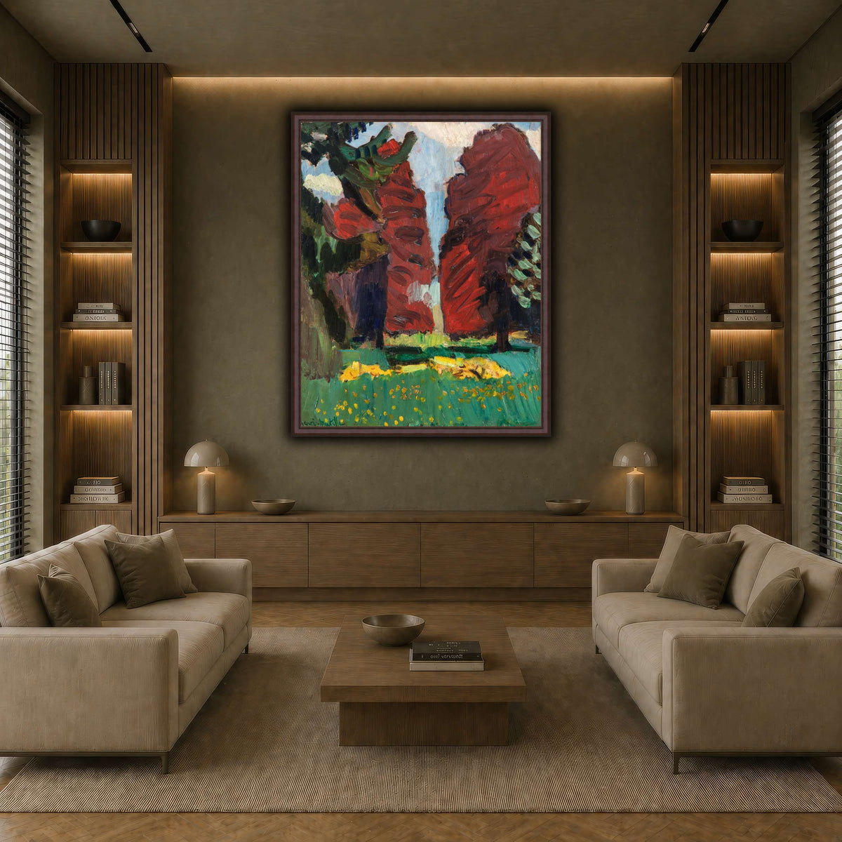 Hêtres_pourpres_Henri_Matisse earth-living room