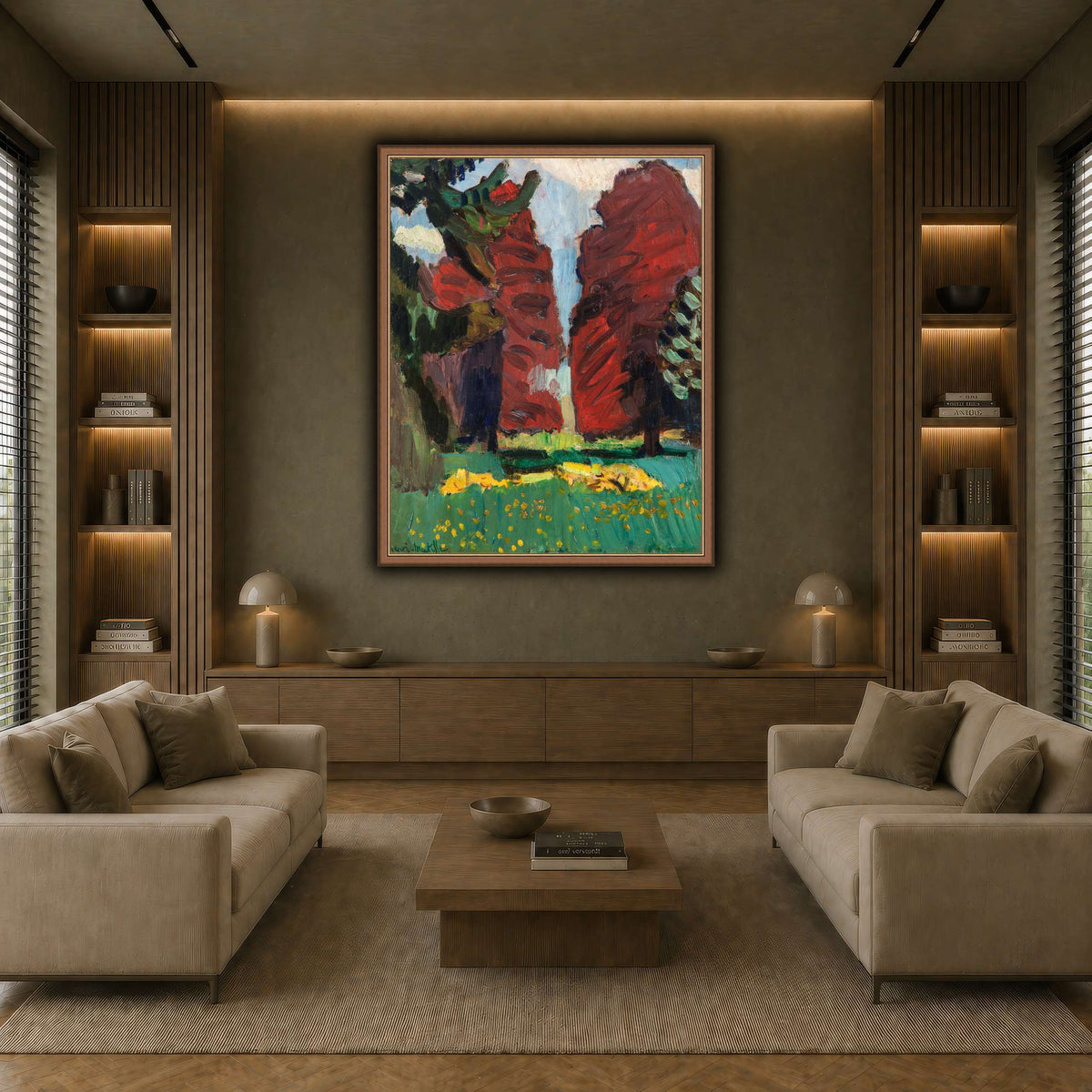 Hêtres_pourpres_Henri_Matisse earth-living room