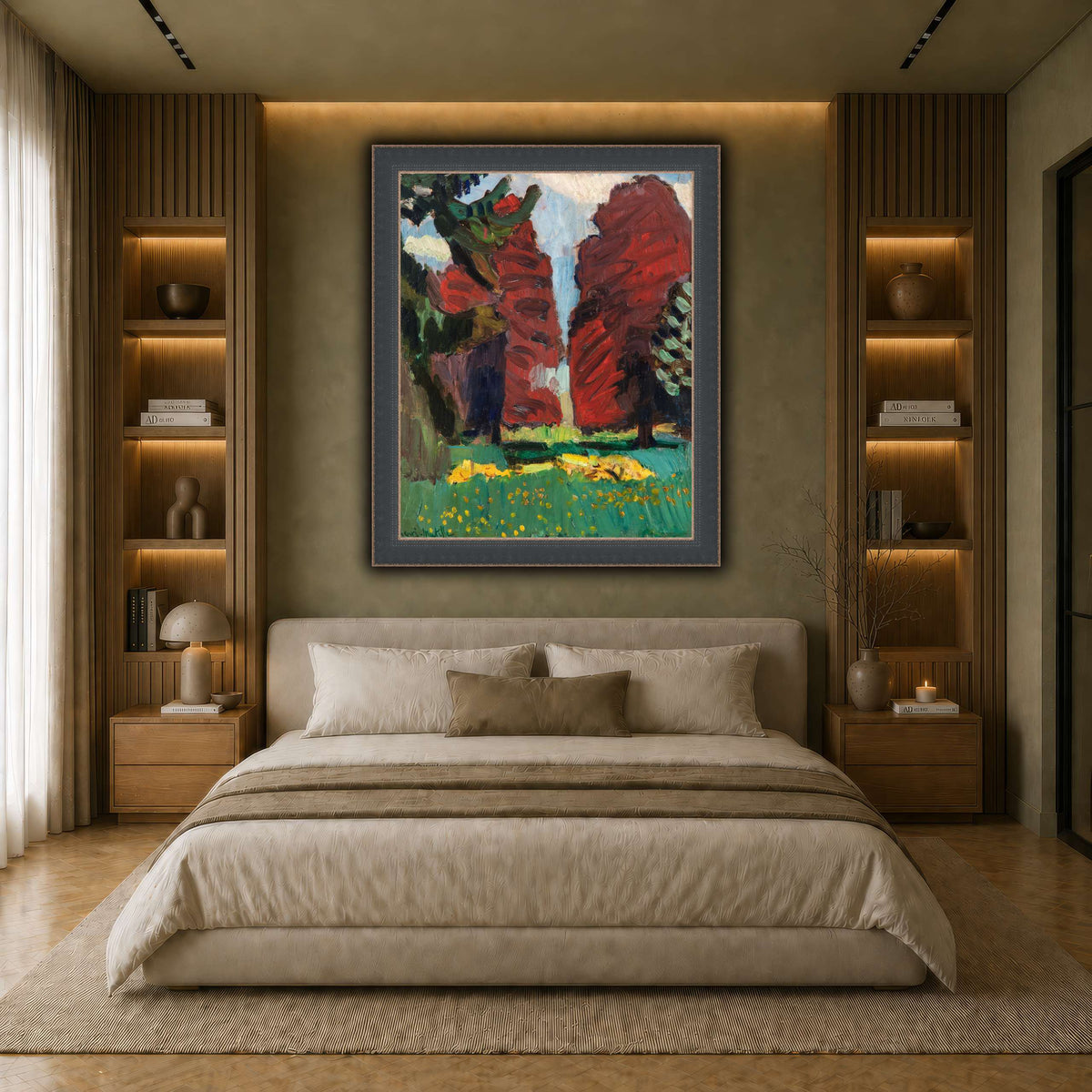 Hêtres_pourpres_Henri_Matisse earth-bedroom