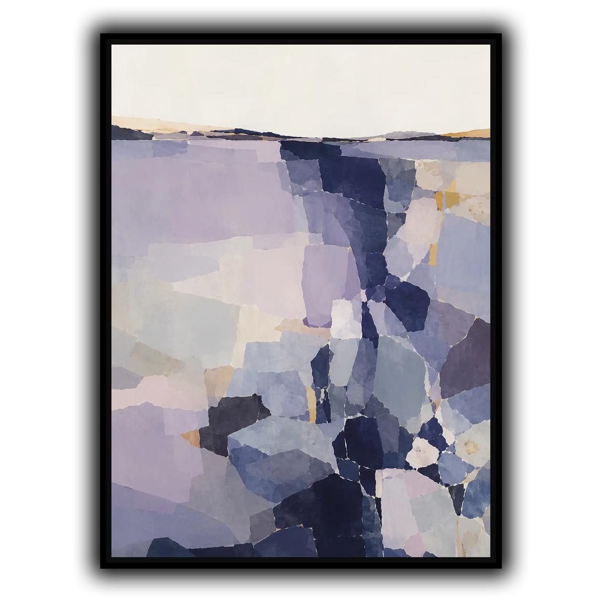 Indigo Fragments Over Lavender Reach-2