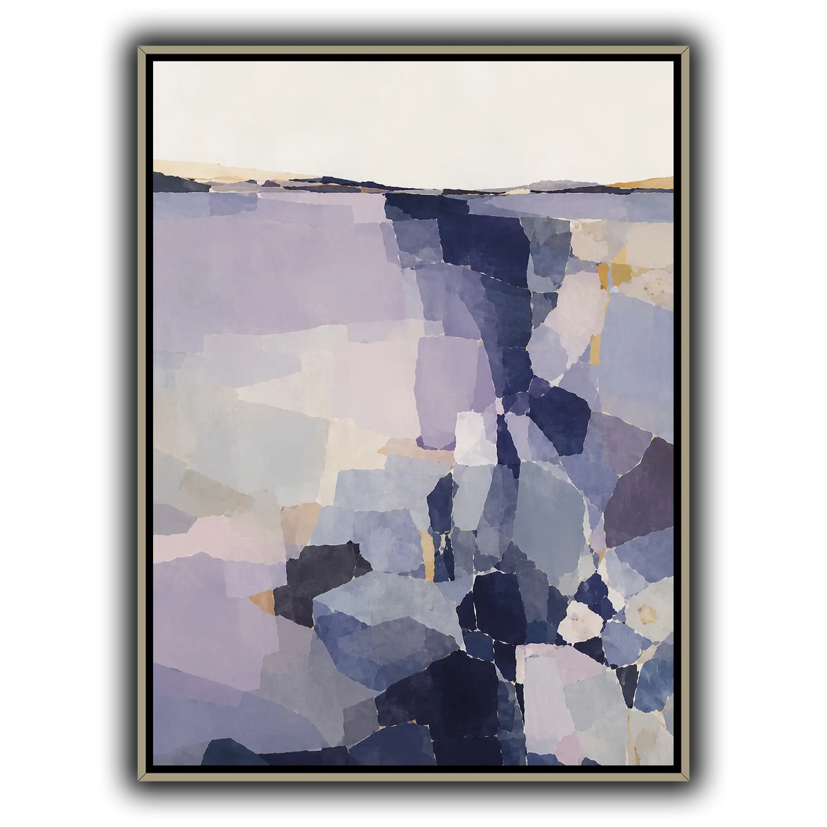 Indigo Fragments Over Lavender Reach-2
