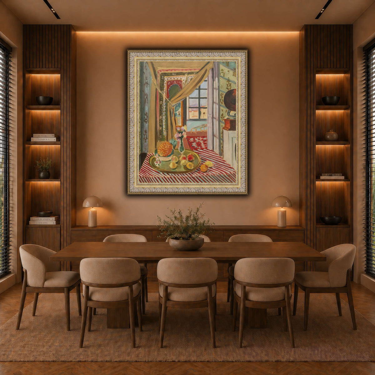 Intérieur_au_phonographe_Henri_Matisse warm-dining room