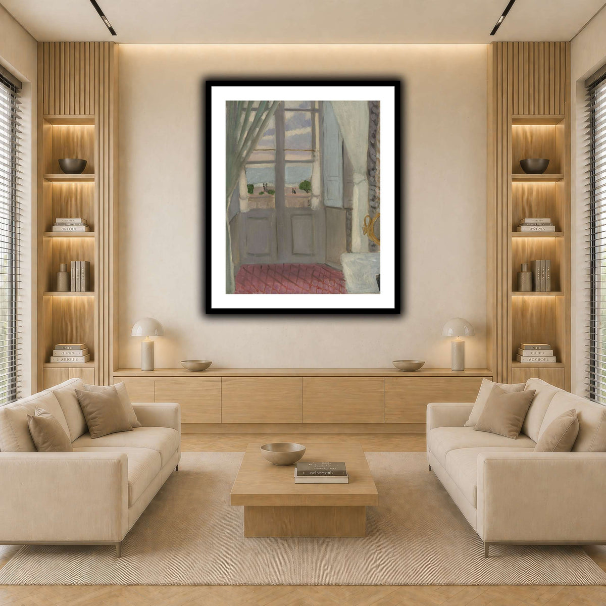 Interior_(La_Fenêtre_Fermée)_Henri_Matisse light neutral-living room
