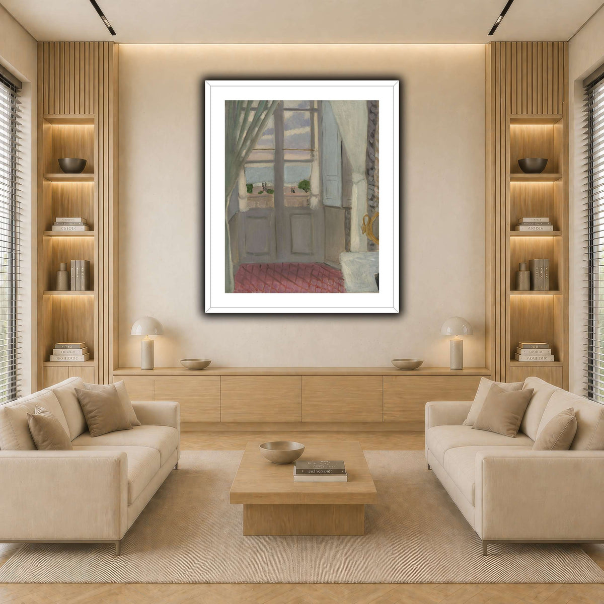 Interior_(La_Fenêtre_Fermée)_Henri_Matisse light neutral-living room