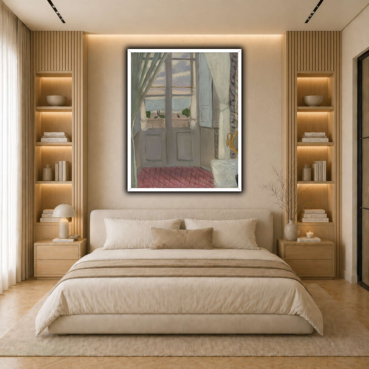 Interior_(La_Fenêtre_Fermée)_Henri_Matisse light neutral- bedroom