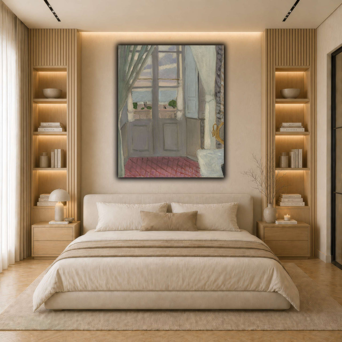 Interior_(La_Fenêtre_Fermée)_Henri_Matisse light neutral- bedroom