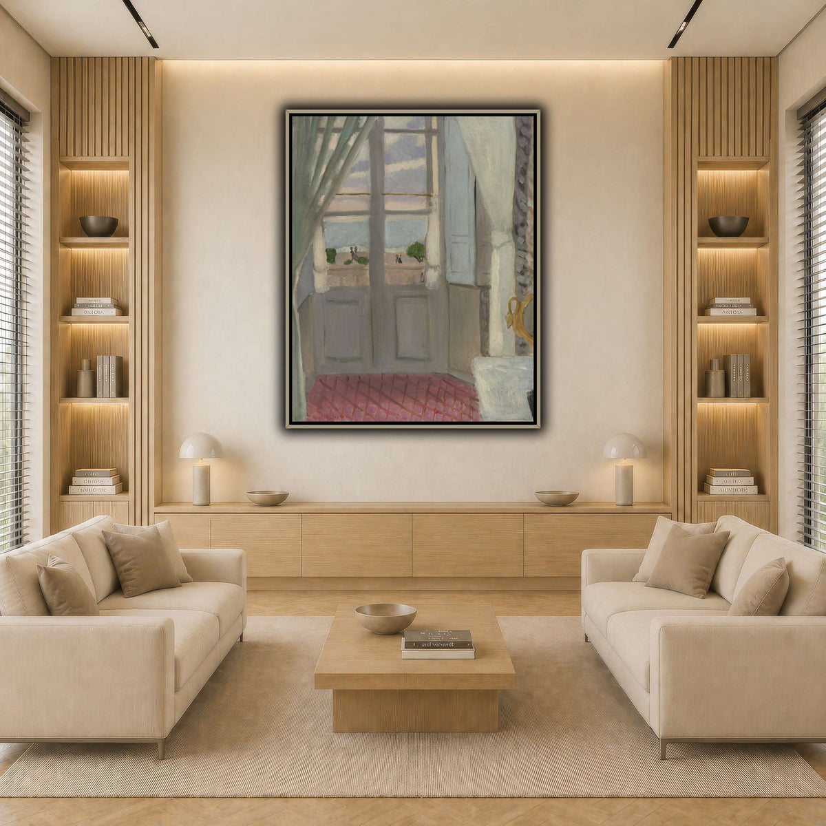 Interior_(La_Fenêtre_Fermée)_Henri_Matisse light neutral-living room