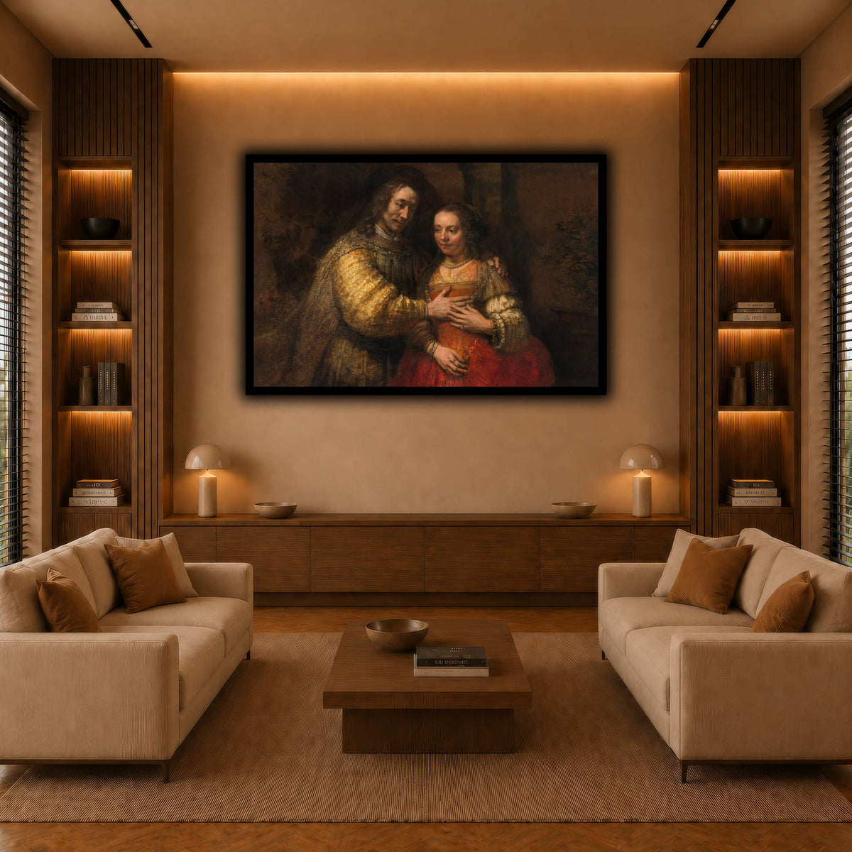 Isaac-and-Rebecca-Known-as-The-Jewish-Bride_Rembrandt-van-Rijn warm-living-room