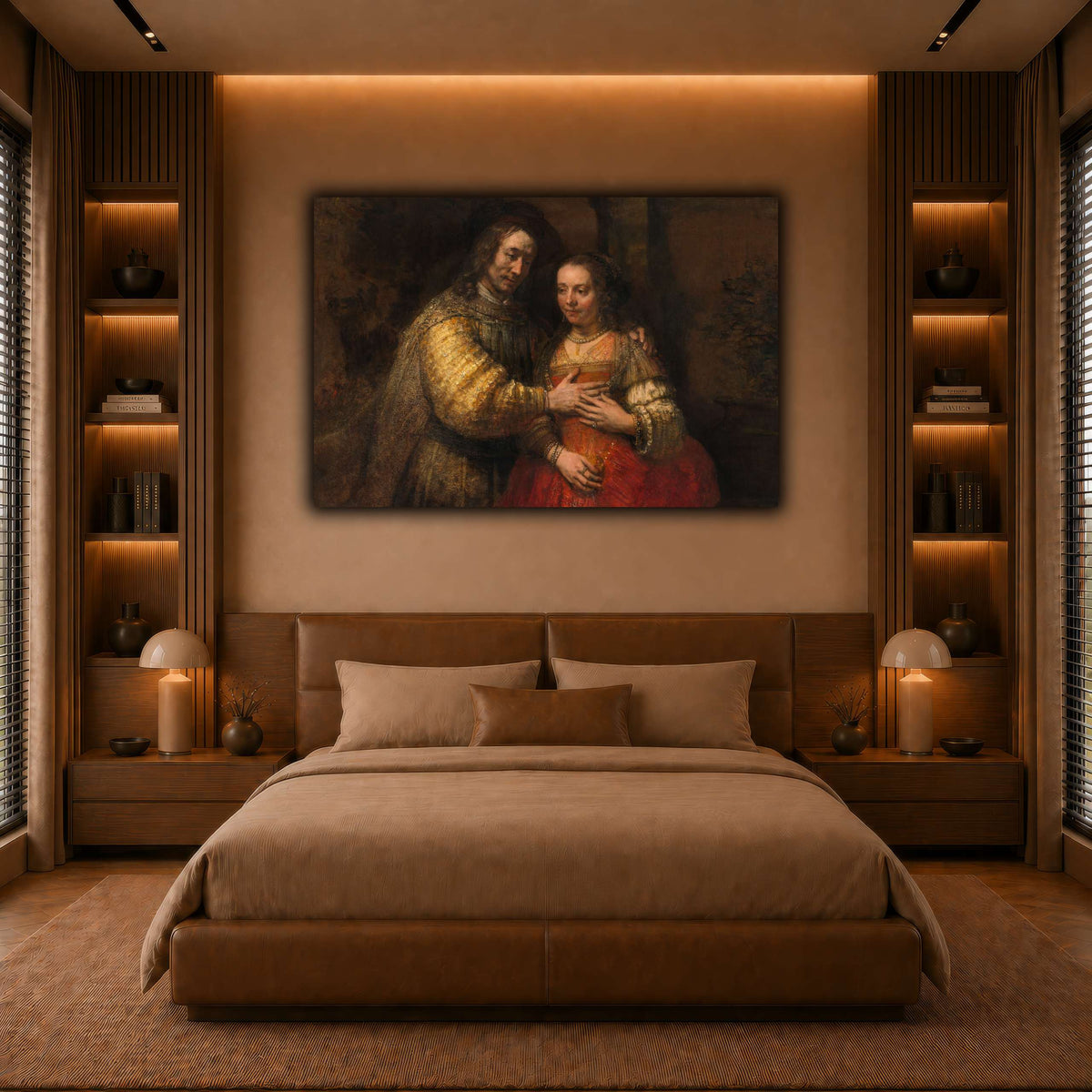 Isaac-and-Rebecca-Known-as-The-Jewish-Bride_Rembrandt-van-Rijn warm-bedroom
