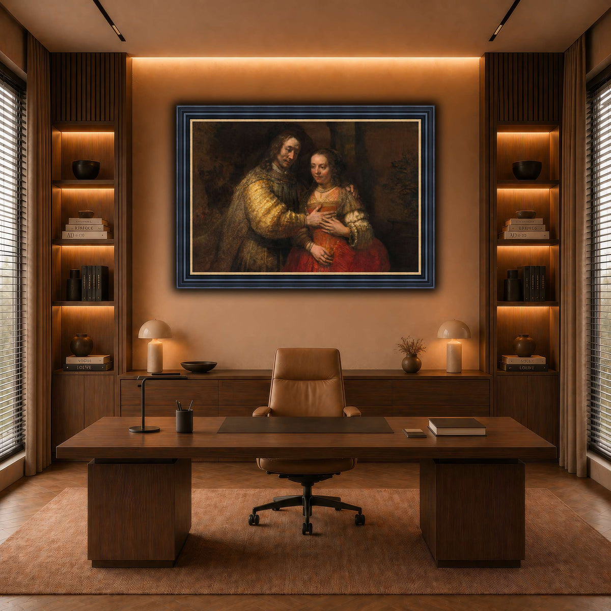 Isaac-and-Rebecca-Known-as-The-Jewish-Bride_Rembrandt-van-Rijn warm-office