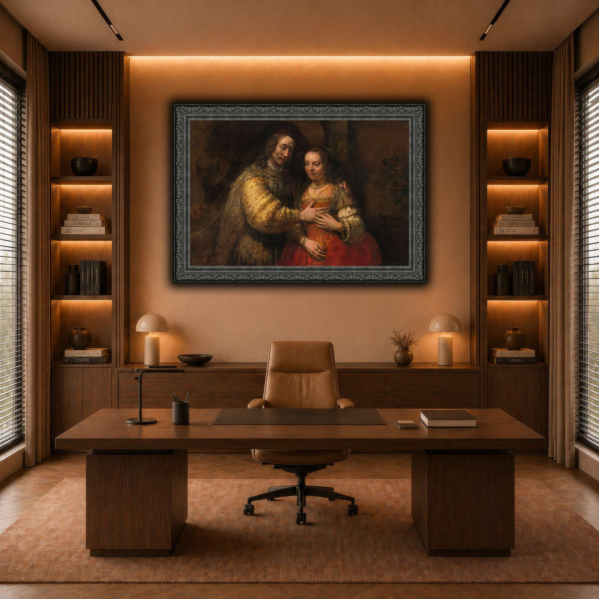 Isaac-and-Rebecca-Known-as-The-Jewish-Bride_Rembrandt-van-Rijn warm-office