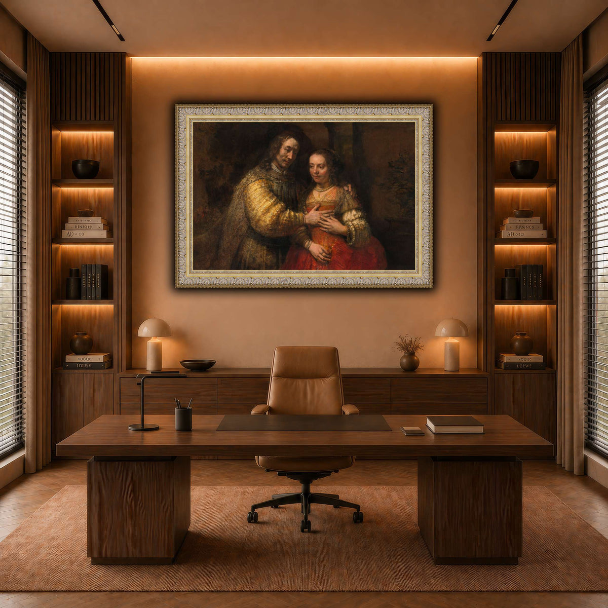 Isaac-and-Rebecca-Known-as-The-Jewish-Bride_Rembrandt-van-Rijn warm-office