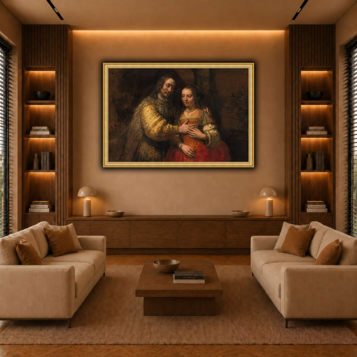 Isaac-and-Rebecca-Known-as-The-Jewish-Bride_Rembrandt-van-Rijn warm-living-room