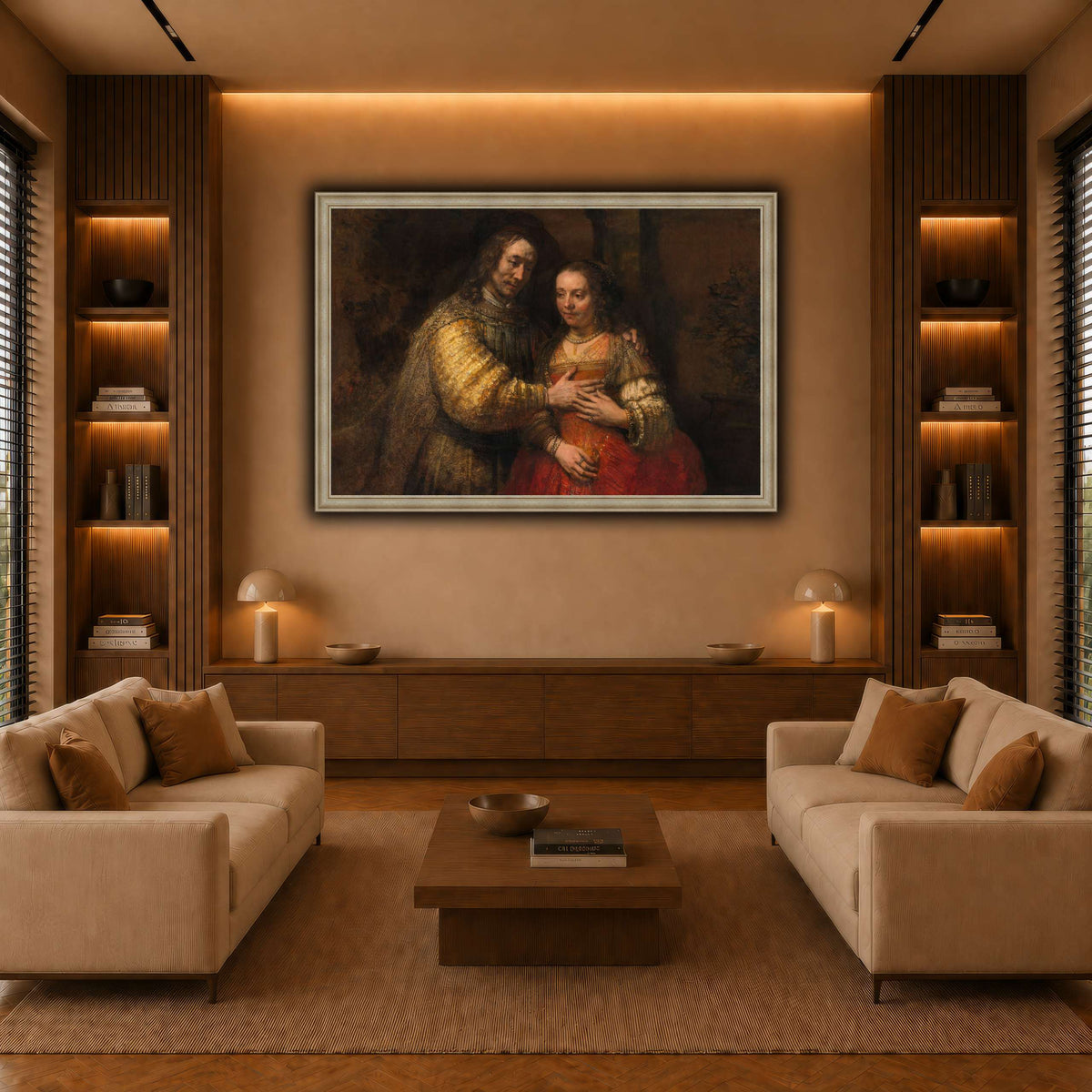 Isaac-and-Rebecca-Known-as-The-Jewish-Bride_Rembrandt-van-Rijn warm-living-room