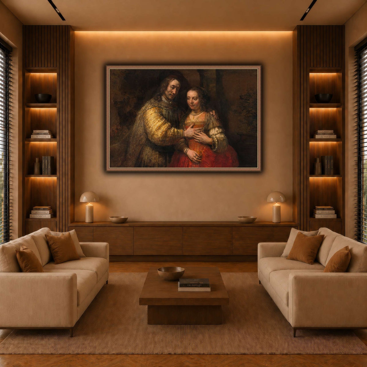 Isaac-and-Rebecca-Known-as-The-Jewish-Bride_Rembrandt-van-Rijn warm-living-room