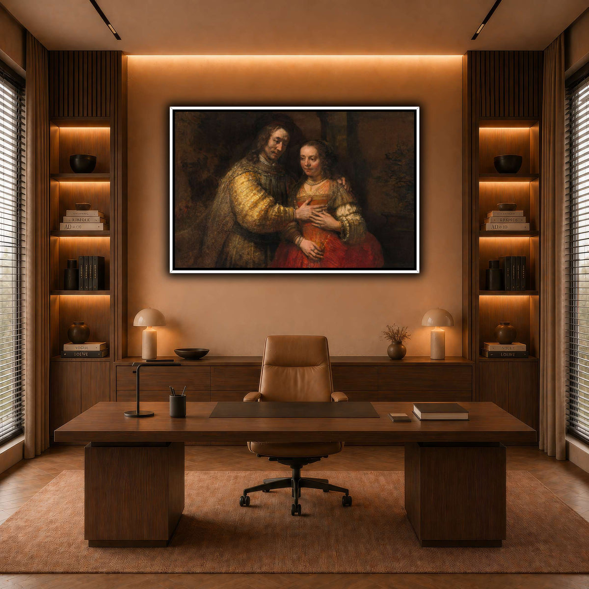 Isaac-and-Rebecca-Known-as-The-Jewish-Bride_Rembrandt-van-Rijn warm-office