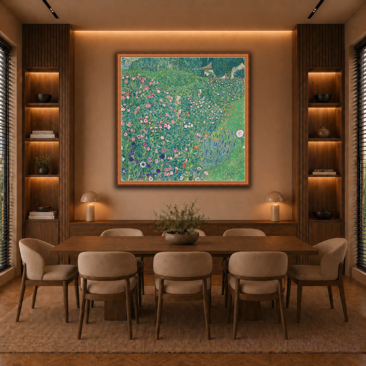 Italienische_Gartenlandschaft_(Klimt) warm-dining room