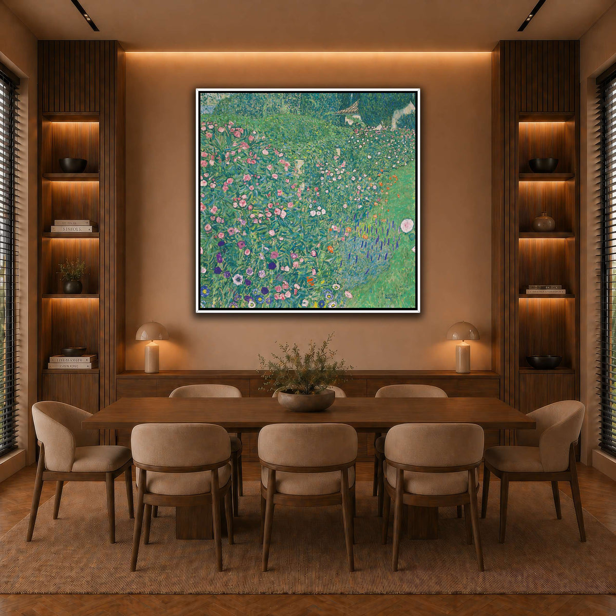 Italienische_Gartenlandschaft_(Klimt) warm-dining room
