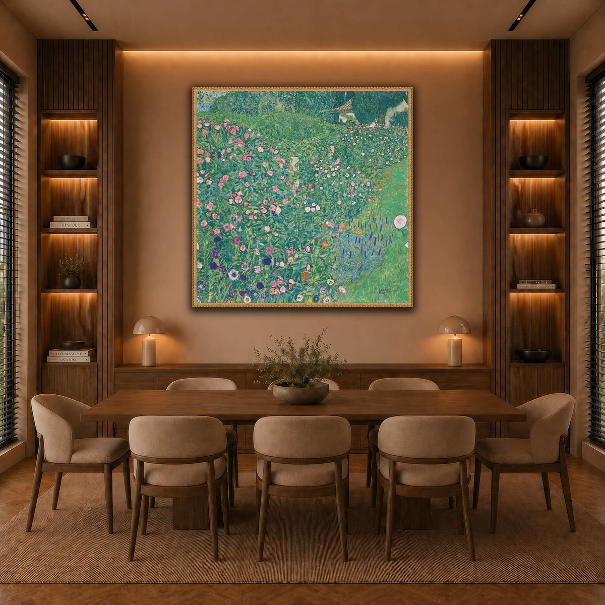 Italienische_Gartenlandschaft_(Klimt) warm-dining room
