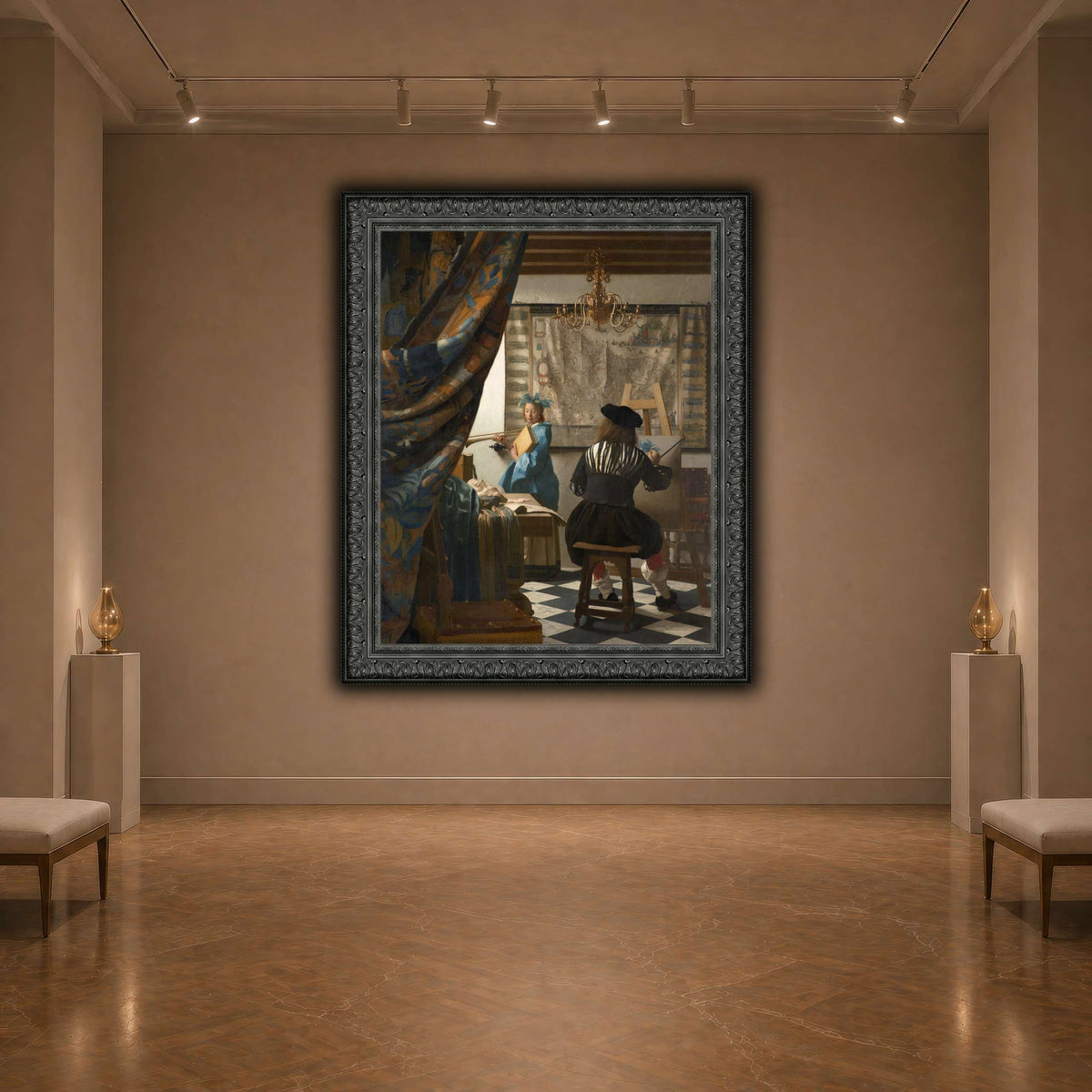 Jan_Vermeer_-_The_Art_of_Painting_ dark neutral-agallery