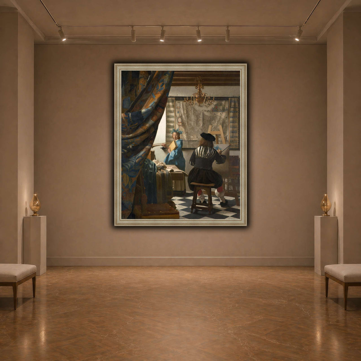 Jan_Vermeer_-_The_Art_of_Painting_ dark neutral-agallery