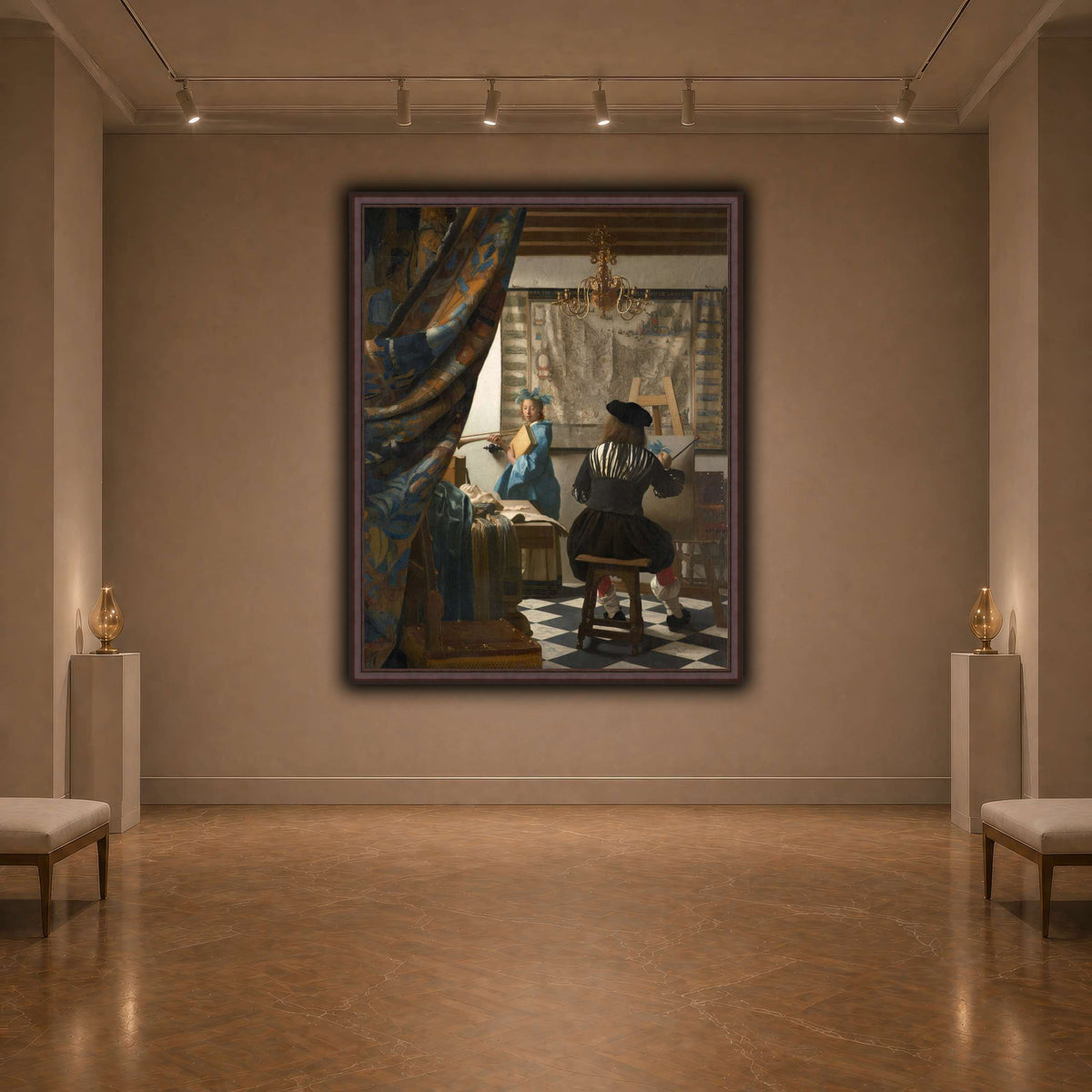 Jan_Vermeer_-_The_Art_of_Painting_ dark neutral-agallery