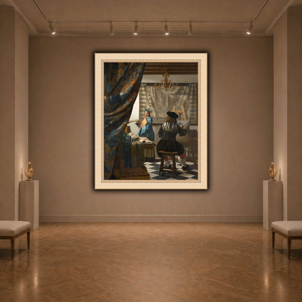 Jan_Vermeer_-_The_Art_of_Painting_ dark neutral-agallery