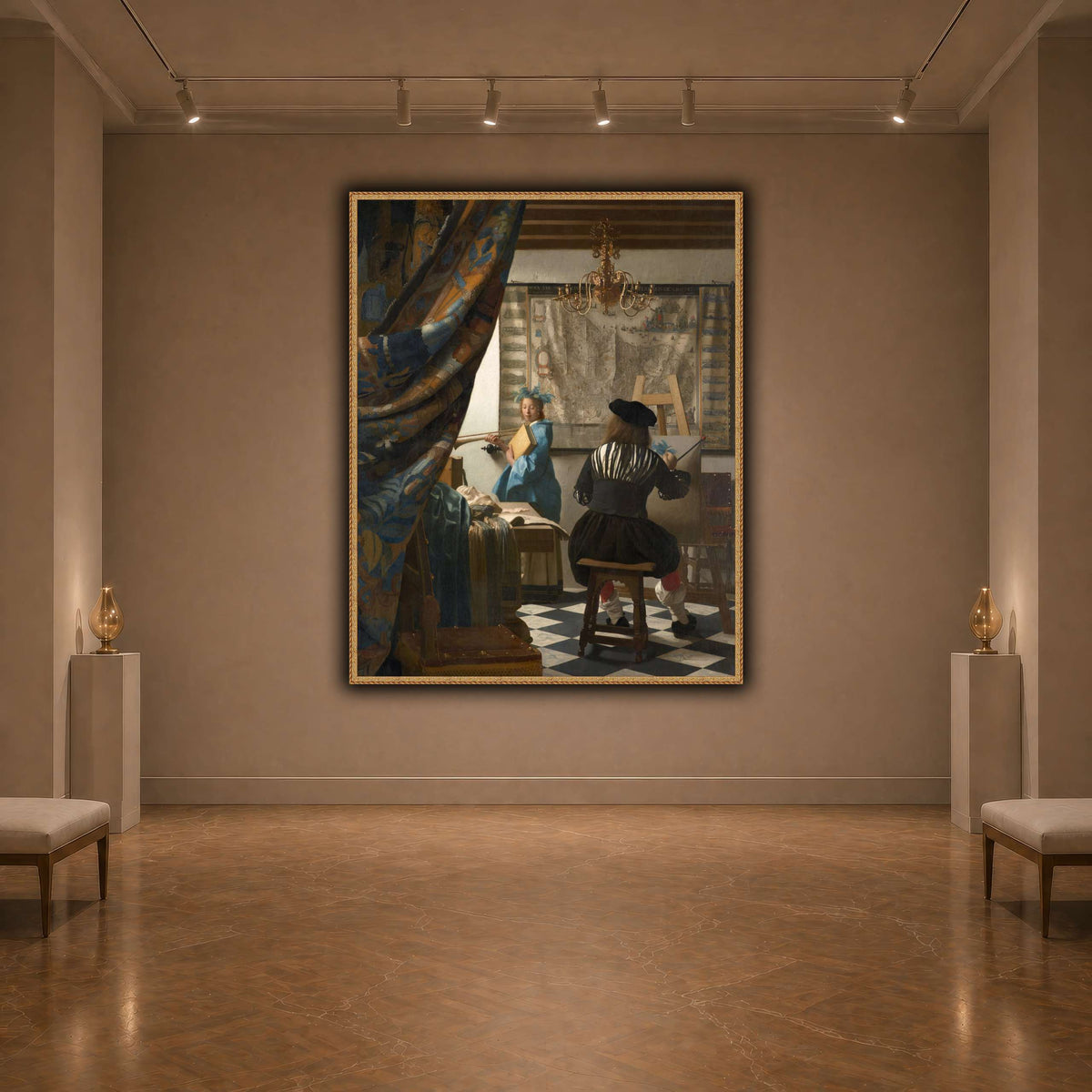 Jan_Vermeer_-_The_Art_of_Painting_ dark neutral-agallery
