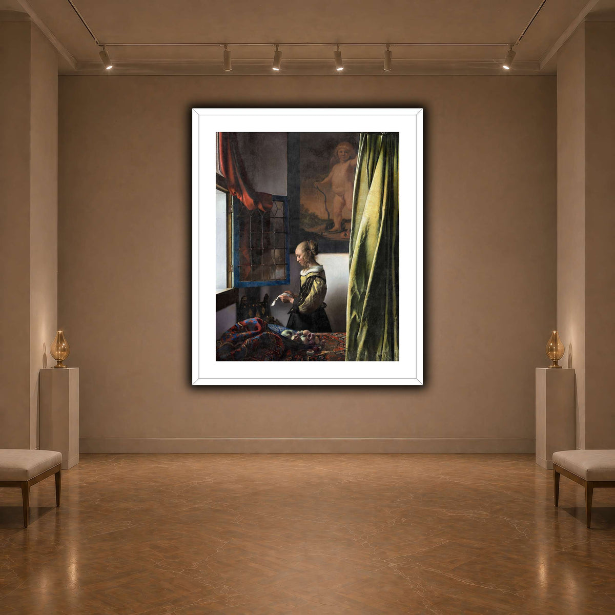 Jan_Vermeer_van_Delft_-_Brieflezend_meisje_bij_het_venster_ dark neutral-agallery