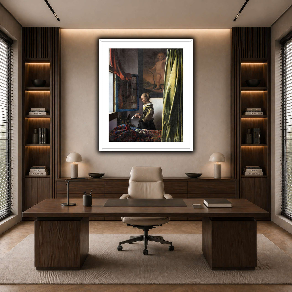 Jan_Vermeer_van_Delft_-_Brieflezend_meisje_bij_het_venster_ dark neutral-office