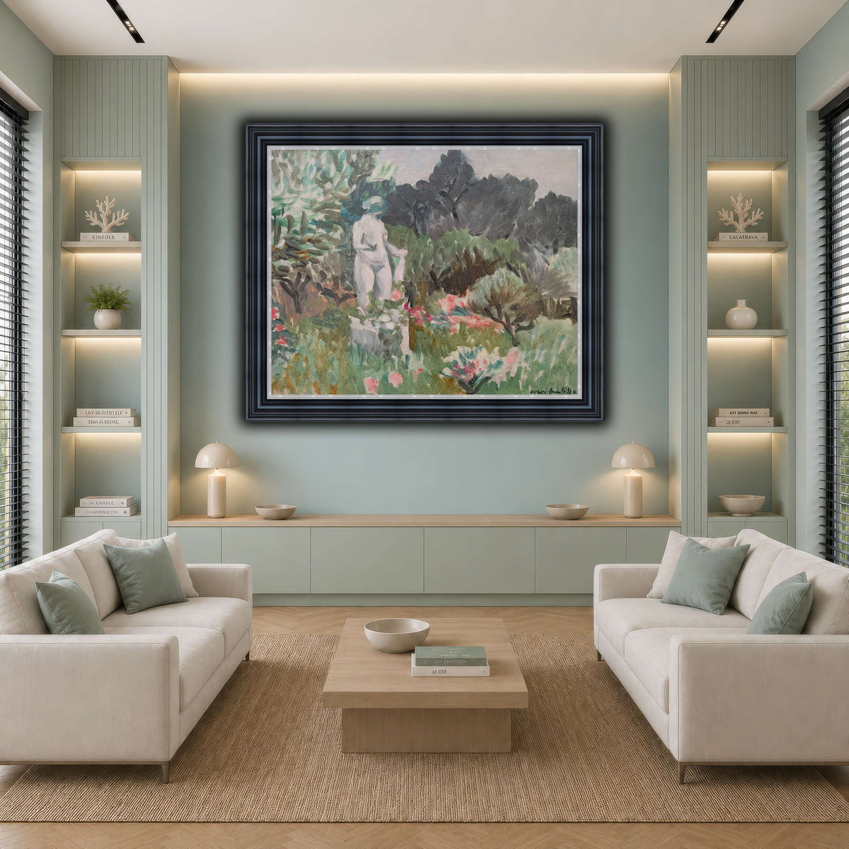 Jardin_de_Renoir_à_Cagnes_Henri_Matisse cool-living room