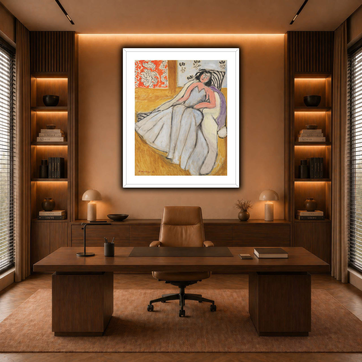 Jeune_Femme_à_la_pelisse_blanche_Henri_Matisse warm-office