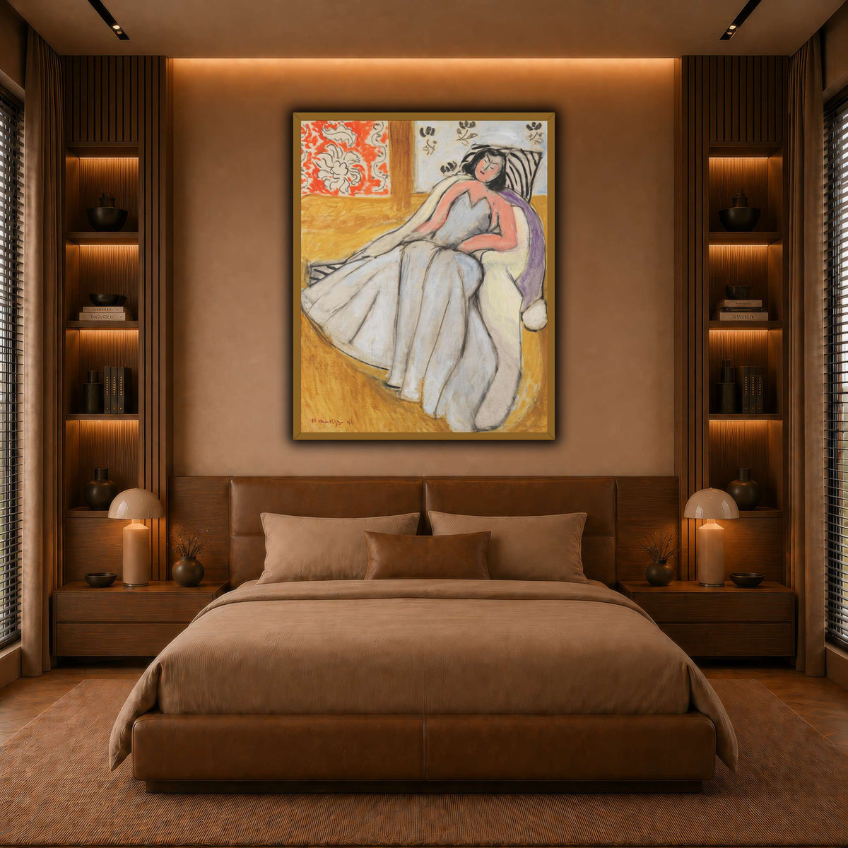 Jeune_Femme_à_la_pelisse_blanche_Henri_Matisse warm-bedroom