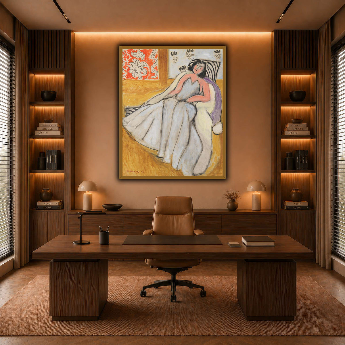 Jeune_Femme_à_la_pelisse_blanche_Henri_Matisse warm-office