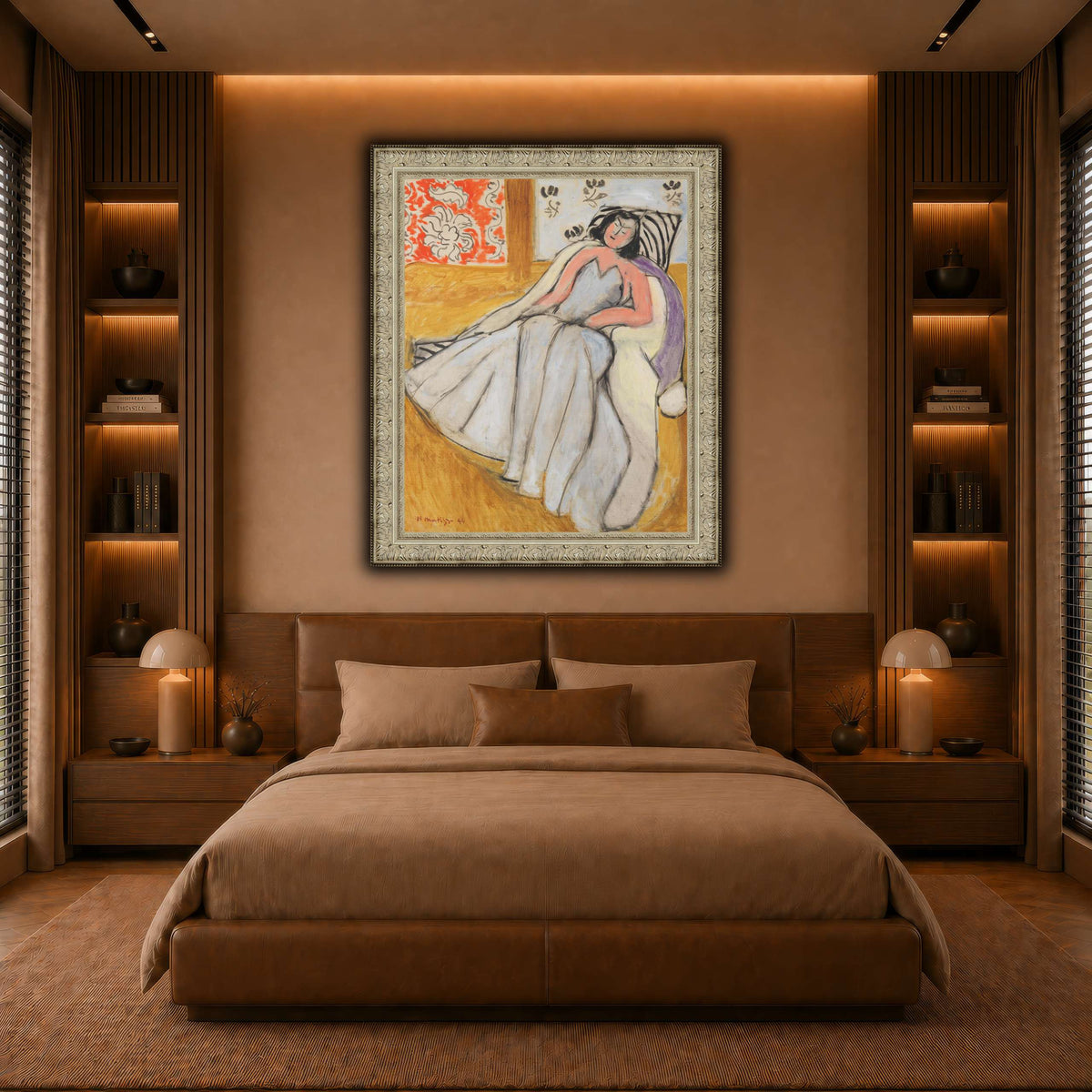 Jeune_Femme_à_la_pelisse_blanche_Henri_Matisse warm-bedroom
