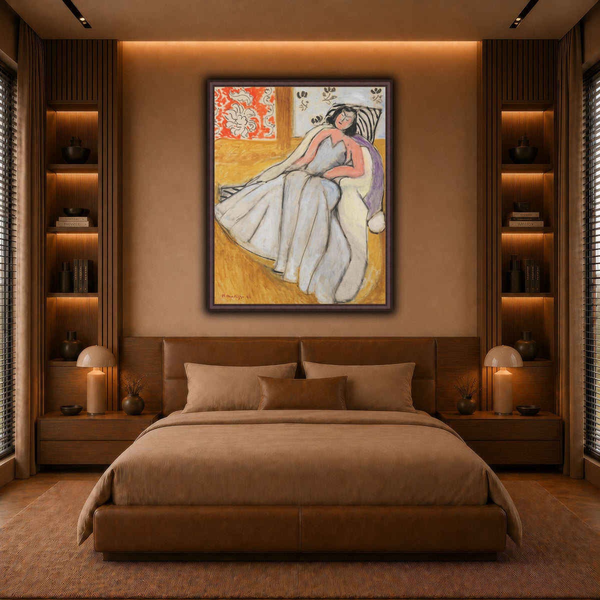 Jeune_Femme_à_la_pelisse_blanche_Henri_Matisse warm-bedroom