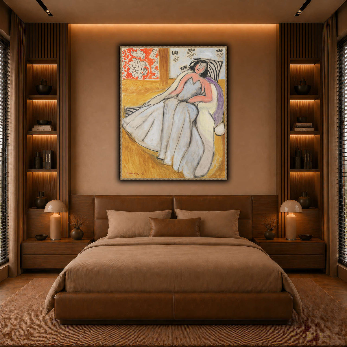 Jeune_Femme_à_la_pelisse_blanche_Henri_Matisse warm-bedroom