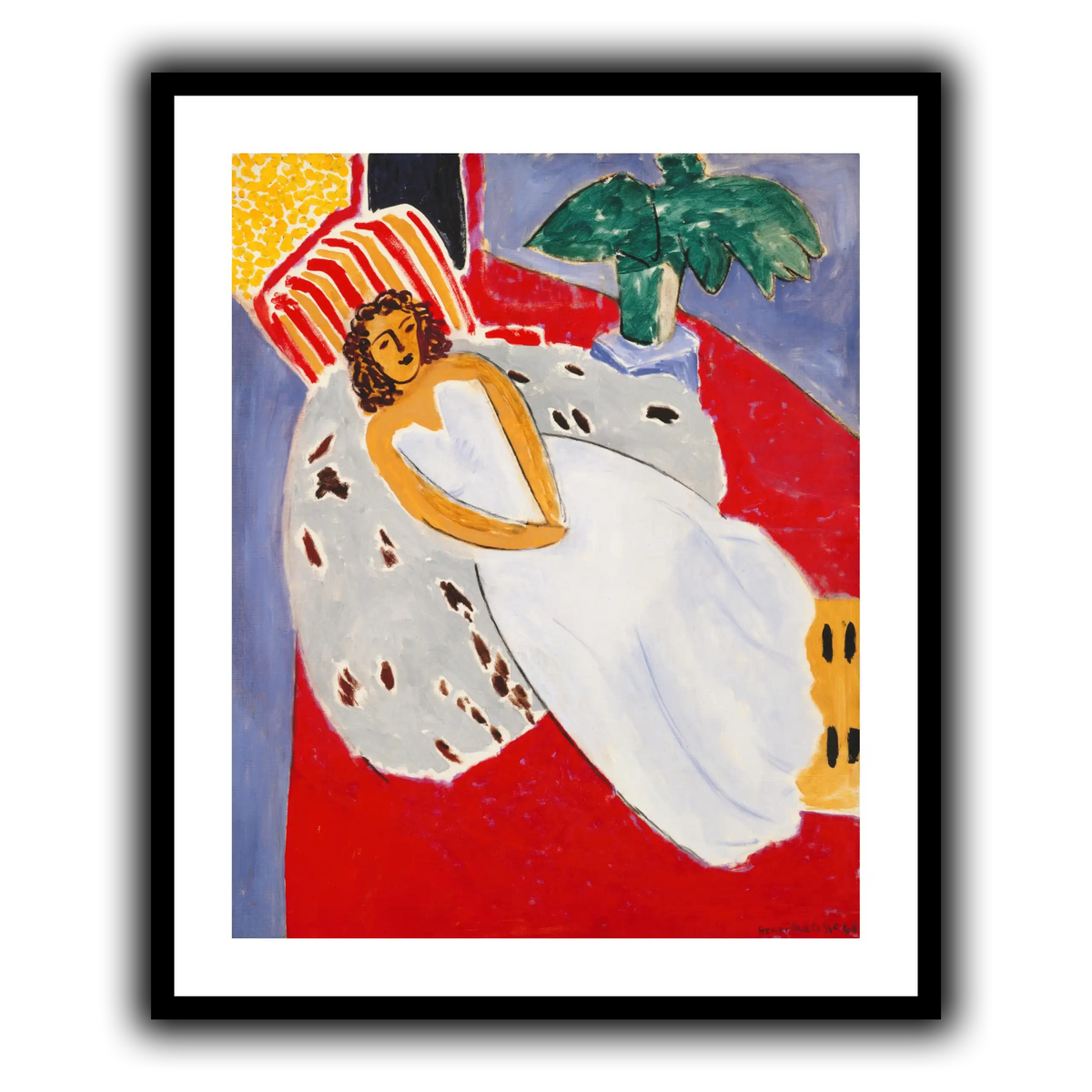 Jeune_Femme_en_blanc,_fond_rouge_Henri_Matisse