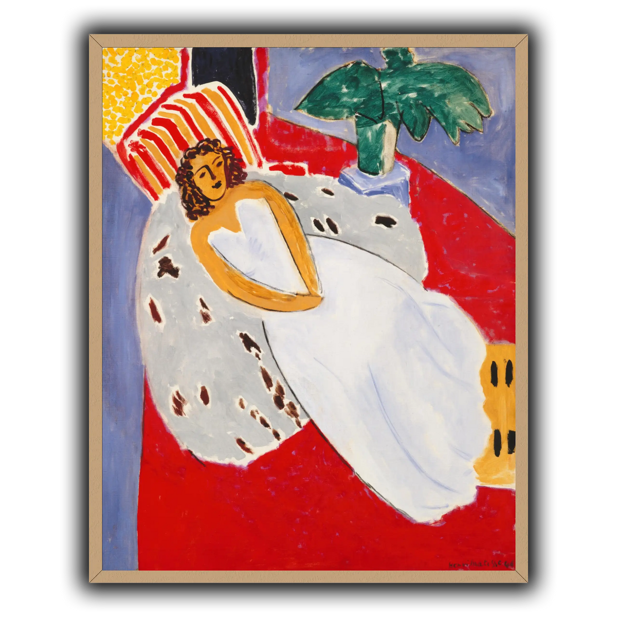 Jeune_Femme_en_blanc,_fond_rouge_Henri_Matisse