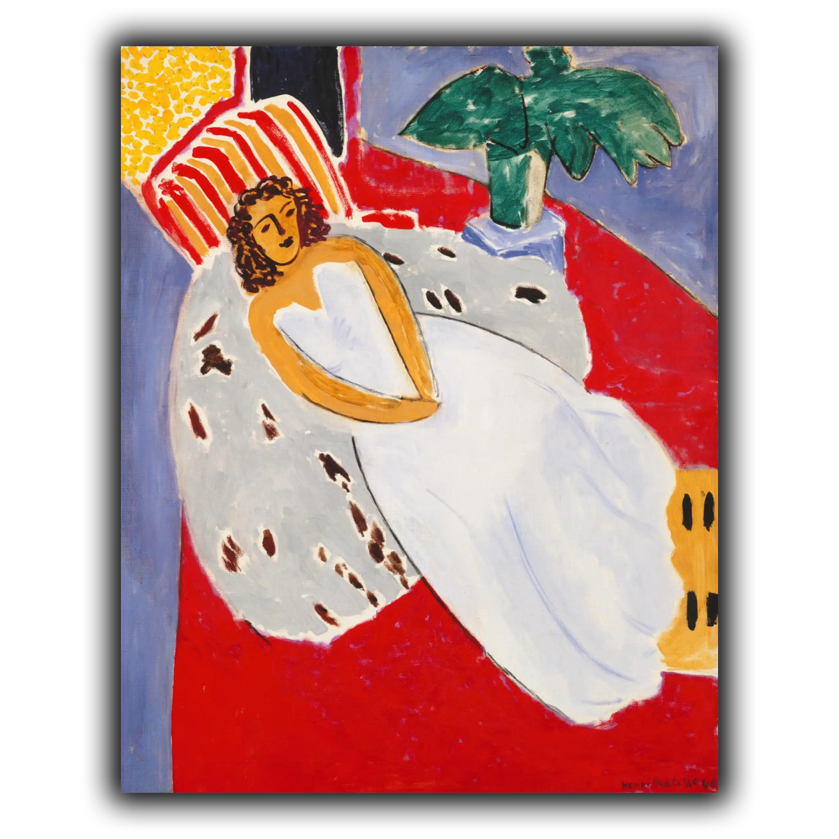 Jeune_Femme_en_blanc,_fond_rouge_Henri_Matisse
