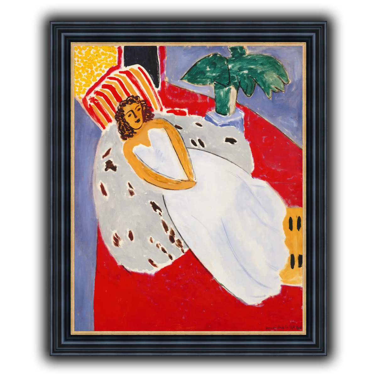 Jeune_Femme_en_blanc,_fond_rouge_Henri_Matisse