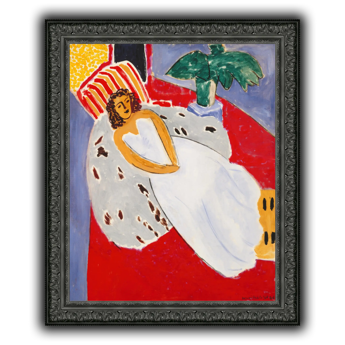 Jeune_Femme_en_blanc,_fond_rouge_Henri_Matisse